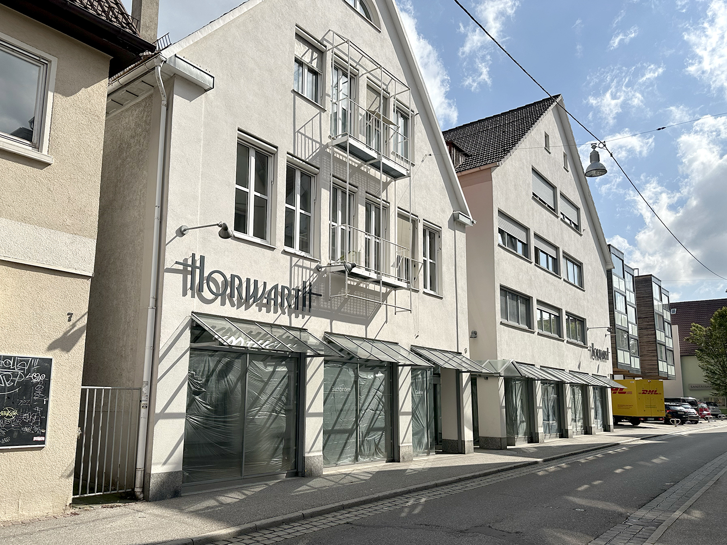 Wohn und Geschäftshaus Fassade Wohn und Geschäftshaus