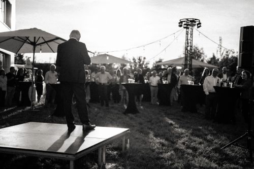 Impression Sommerfest Gerhard Fiedler Rede