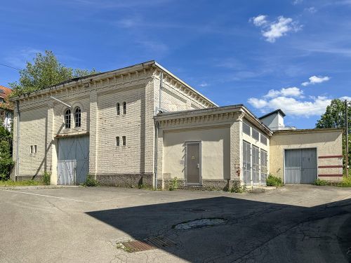 Fassade Ballenmagazin Alte Spinnerei in Wannweil