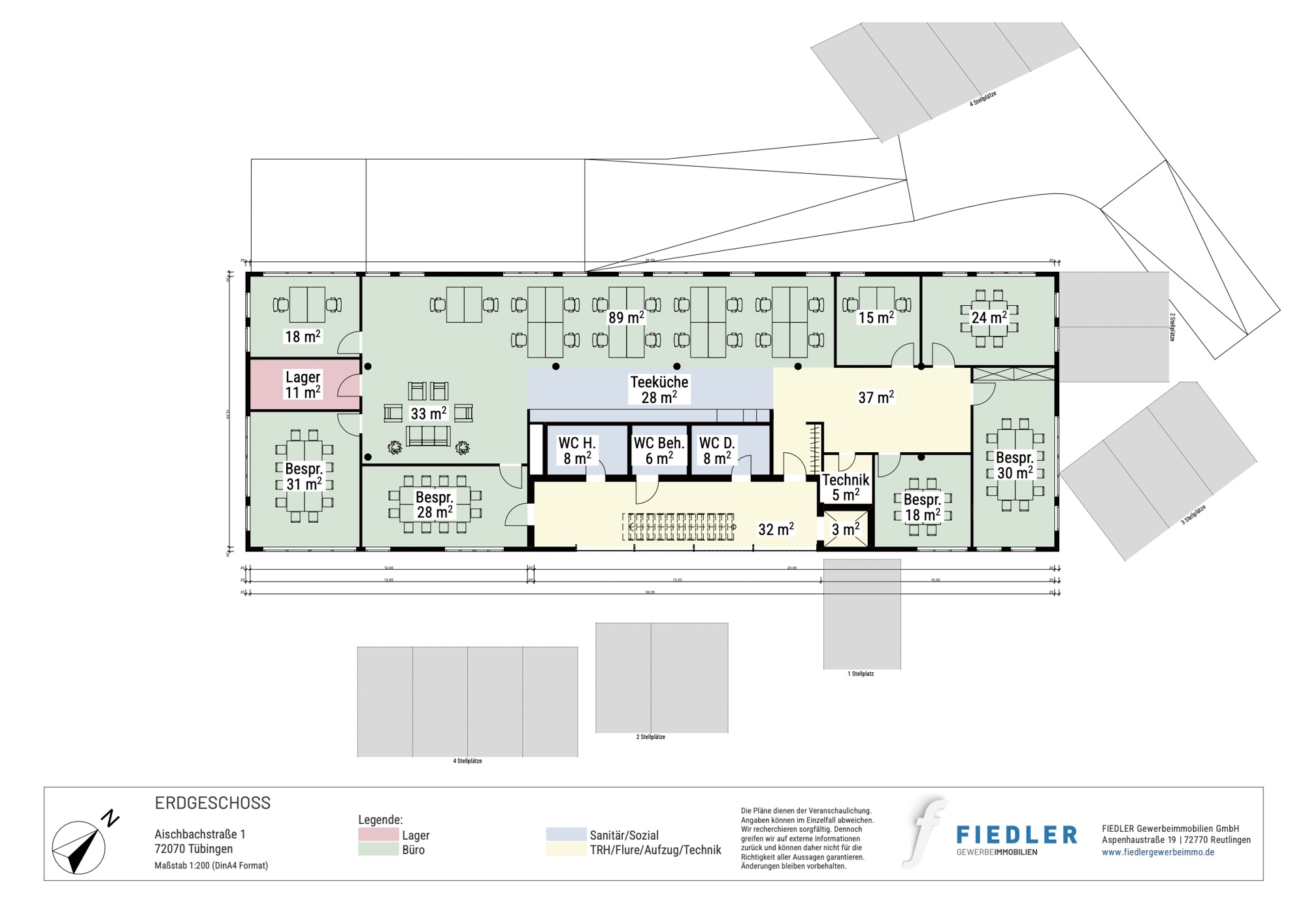 Plan Grundriss Erdgeschoss