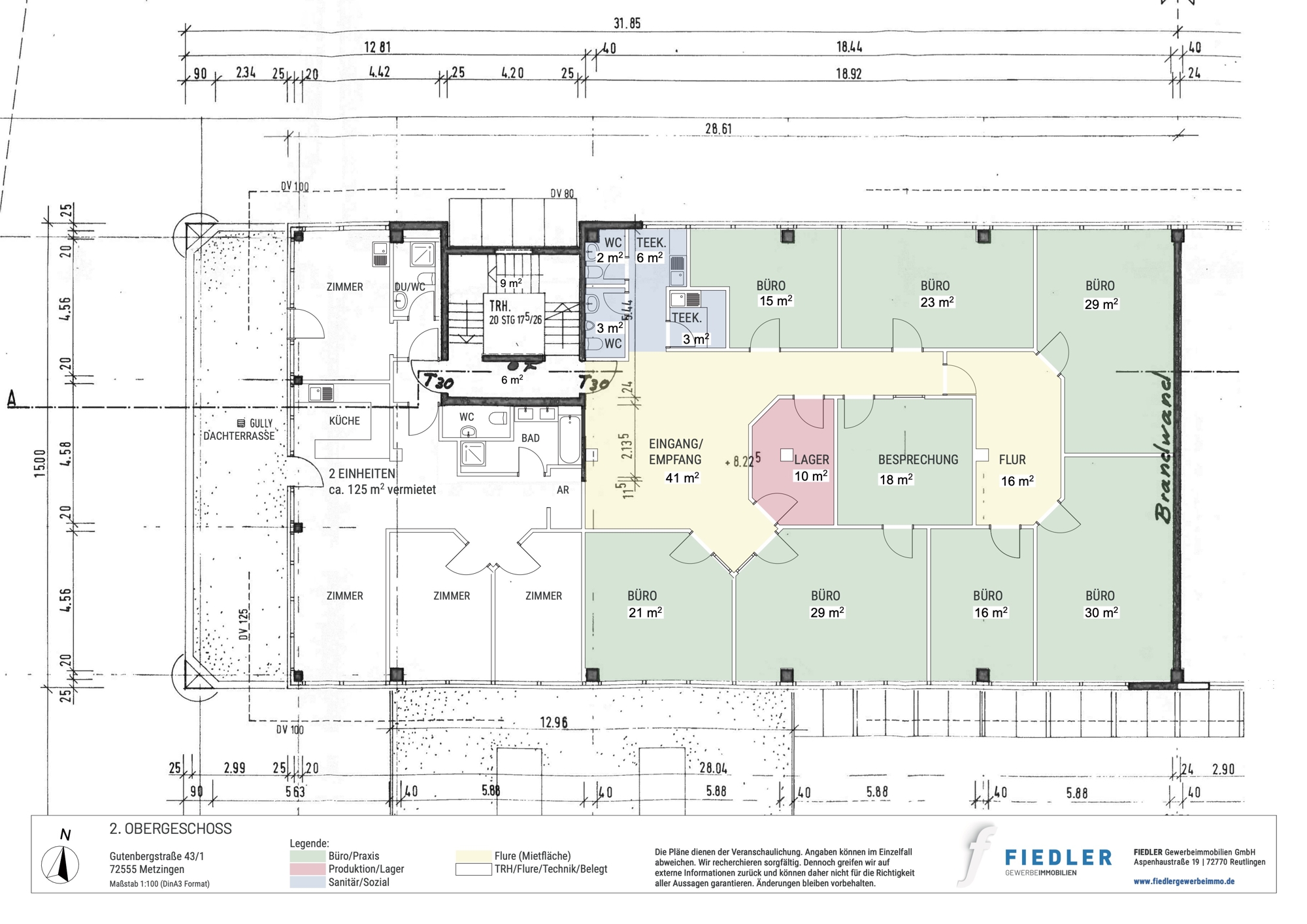 Plan Plan Büro (2. OG)