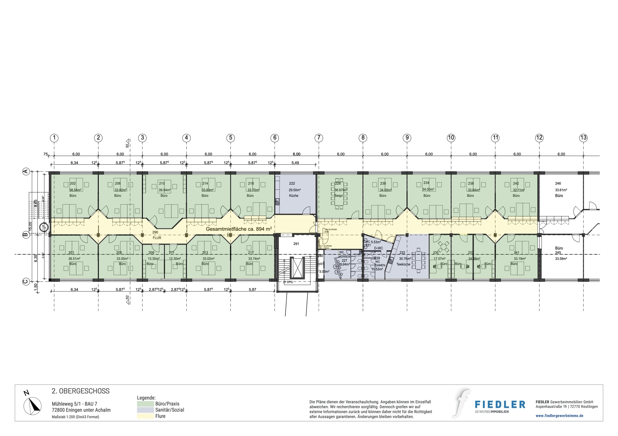 Plan Übersichtsplan 2. OG