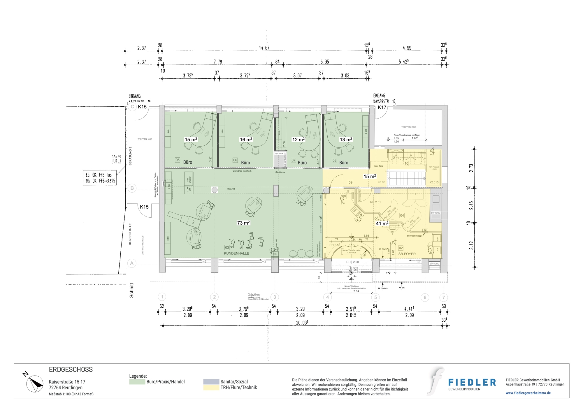 Plan Grundriss EG