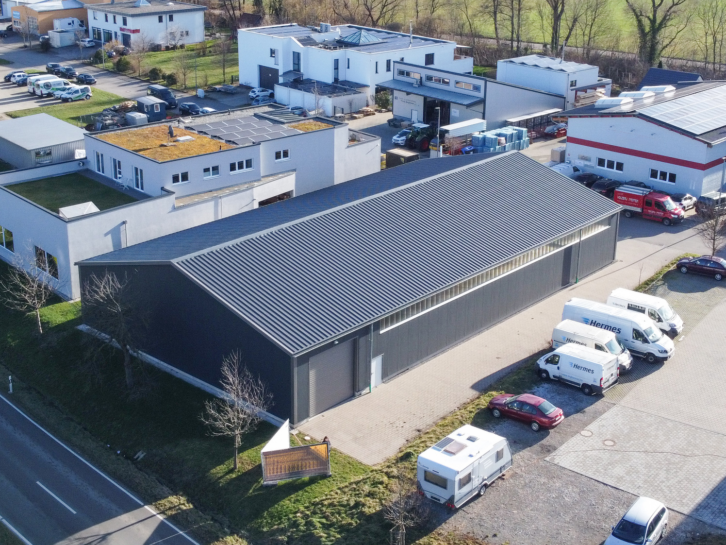 Luftbild Gewerbegebiet