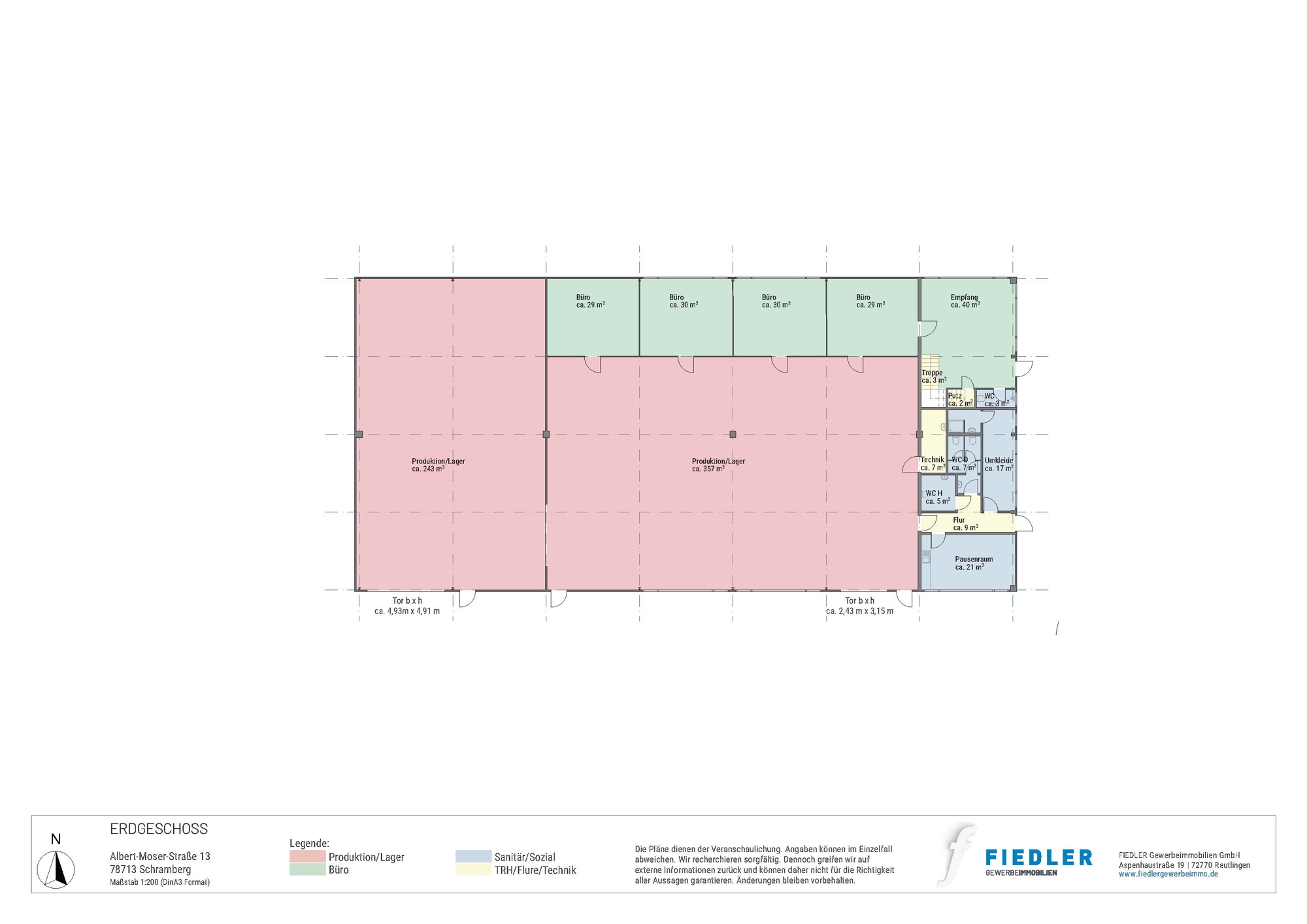 Plan Grundriss EG
