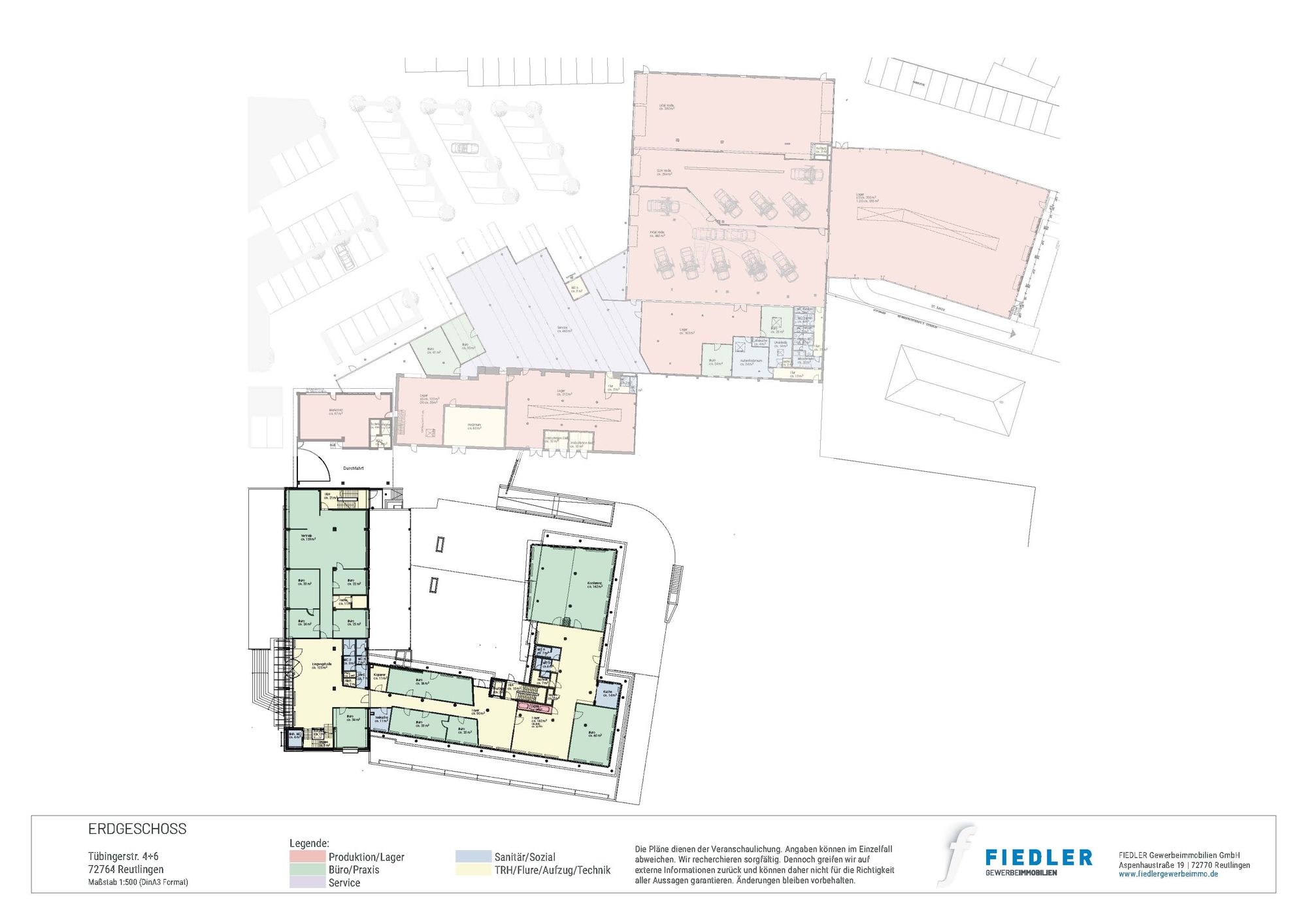 Plan Grundriss EG