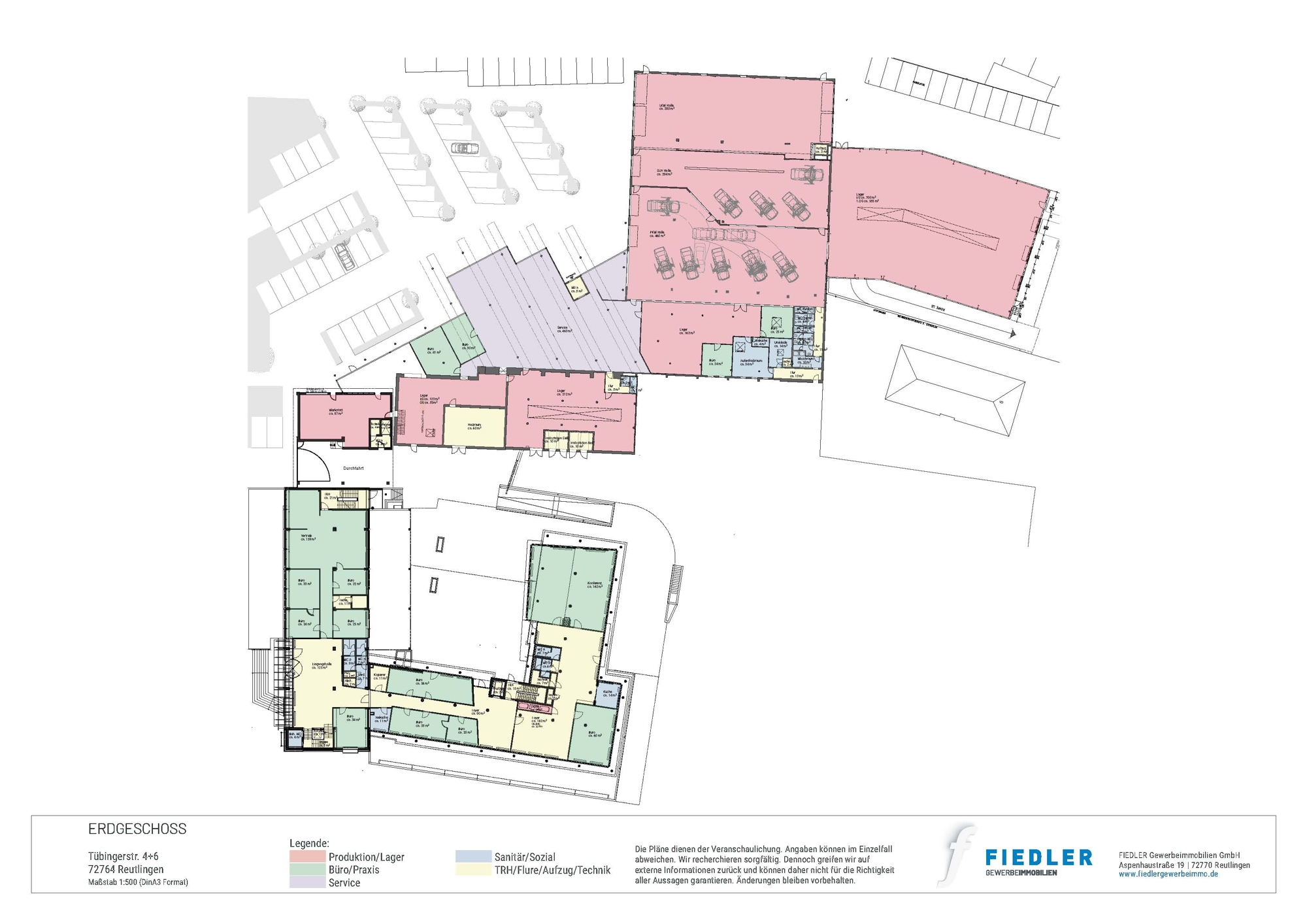 Plan Grundriss EG