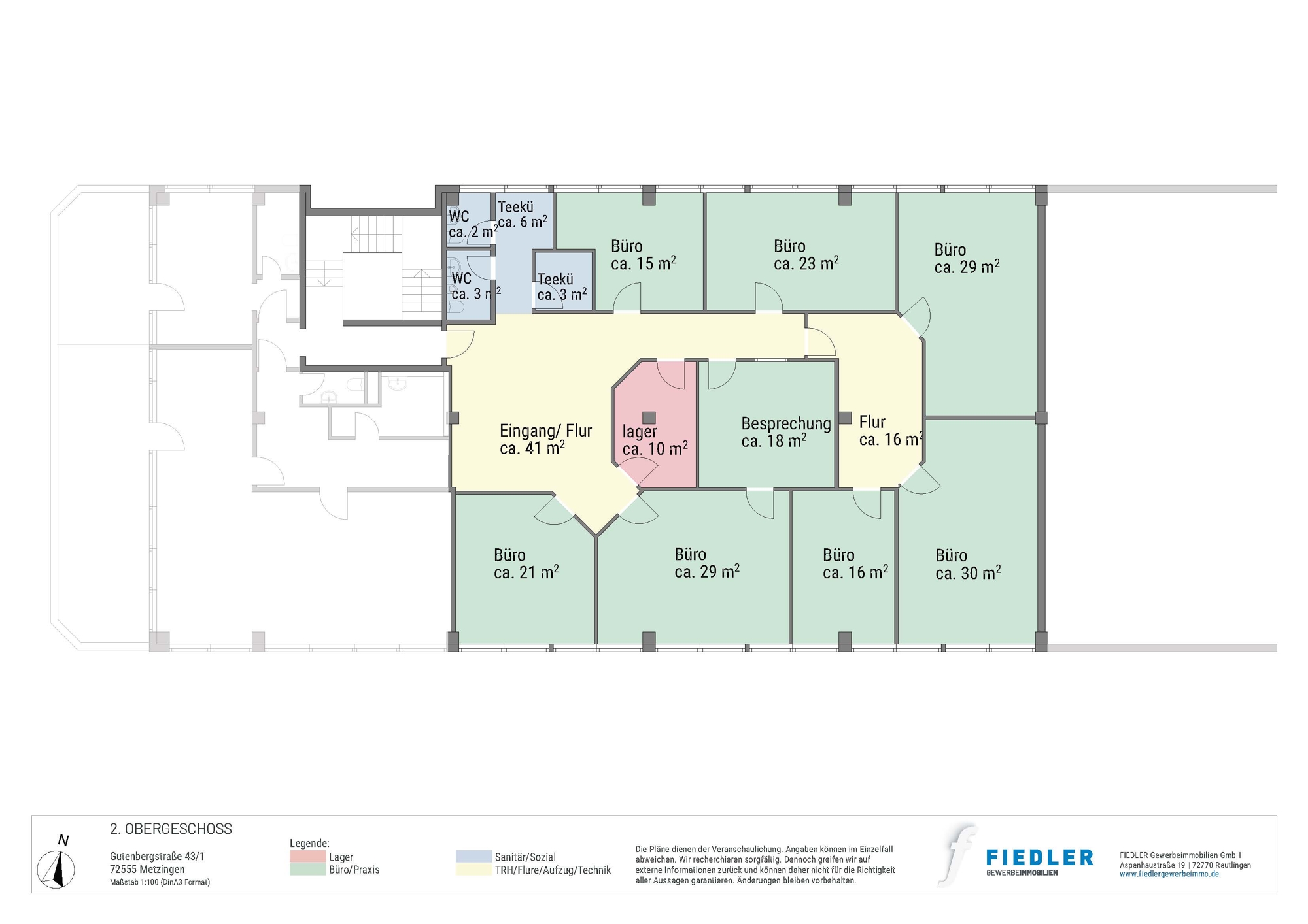Plan Grundriss 2.Obergeschoss