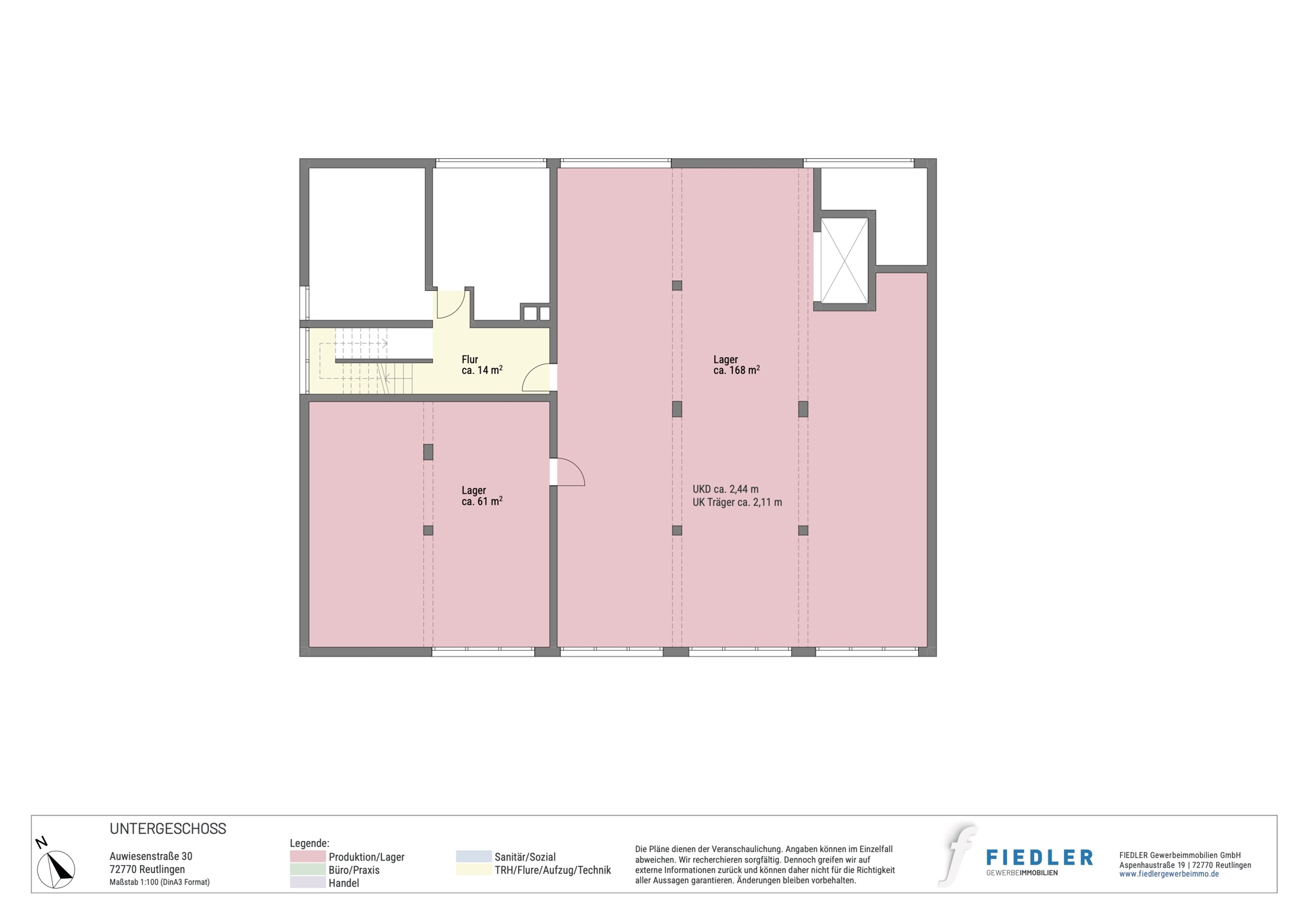 Plan Grundriss UG