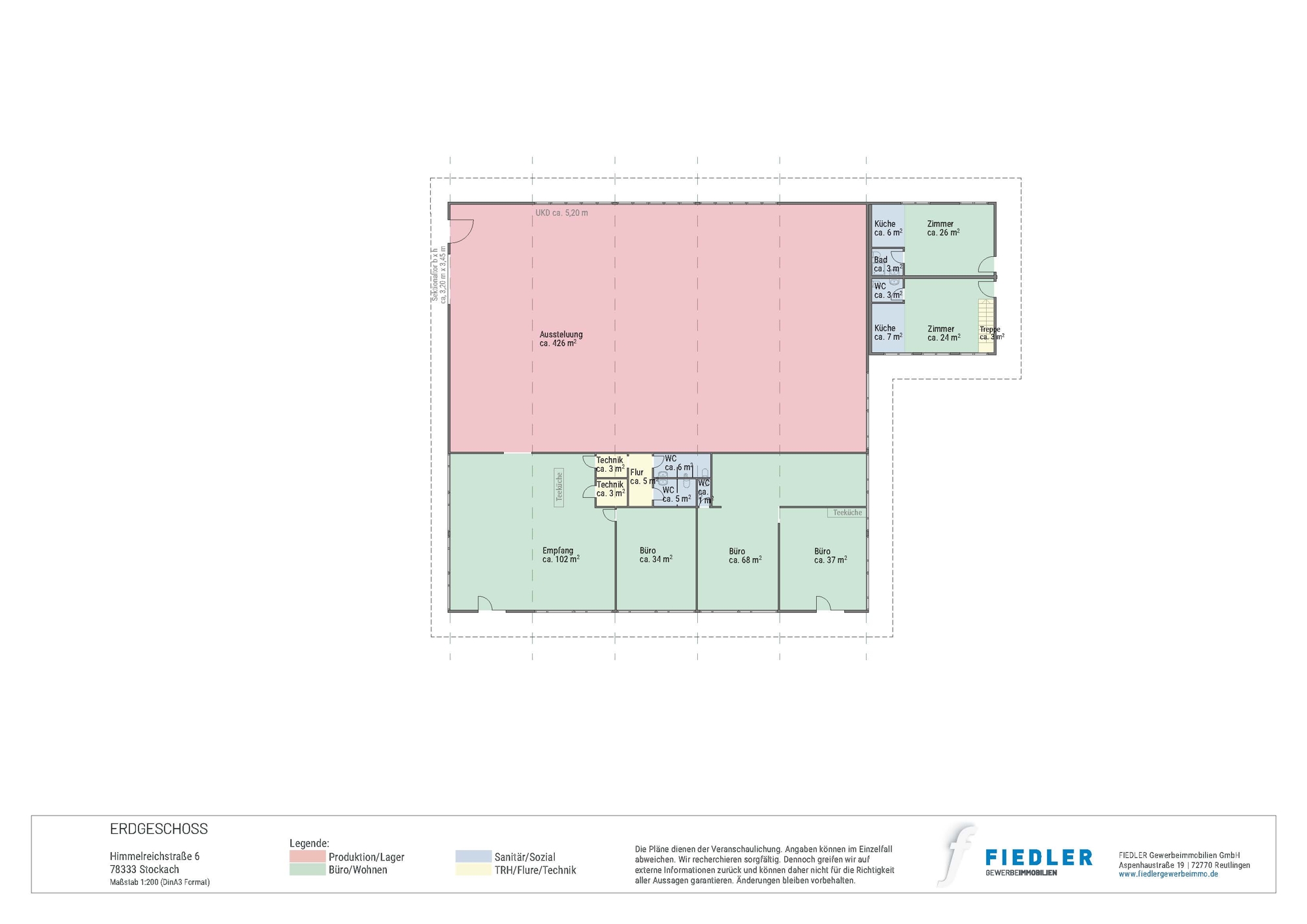 Plan Grundriss EG