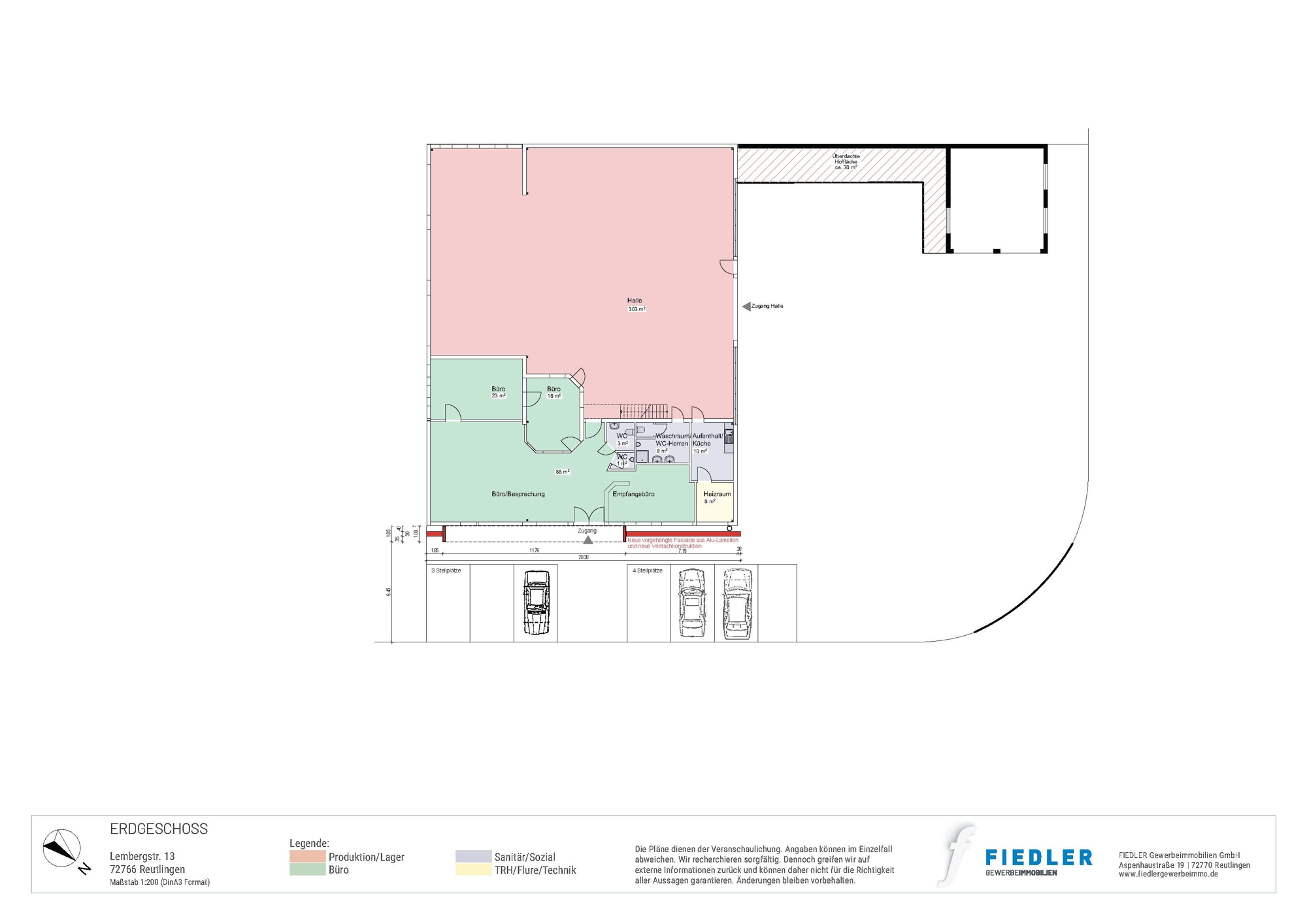 Plan Grundriss Erdgeschoss
