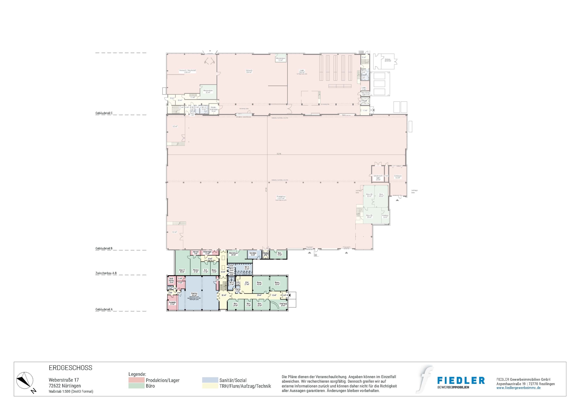 Plan Grundriss Erdgeschoss