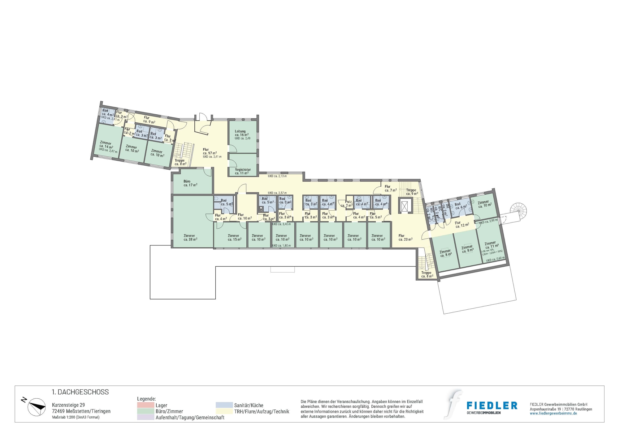 Plan Grundriss 1. Dachgeschoss