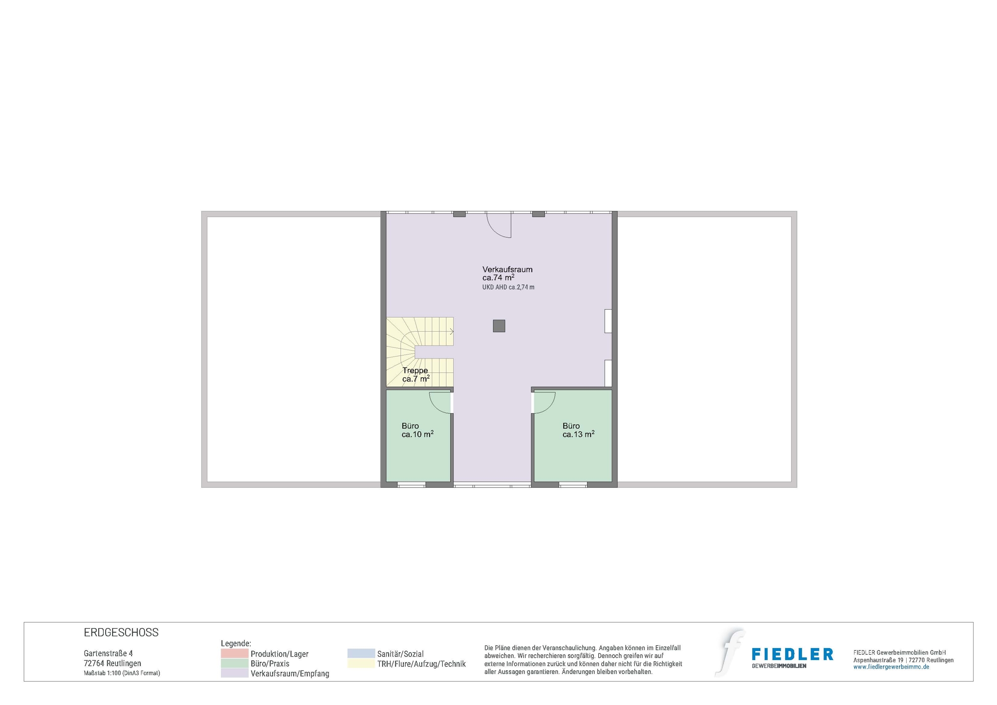 Plan Grundriss EG