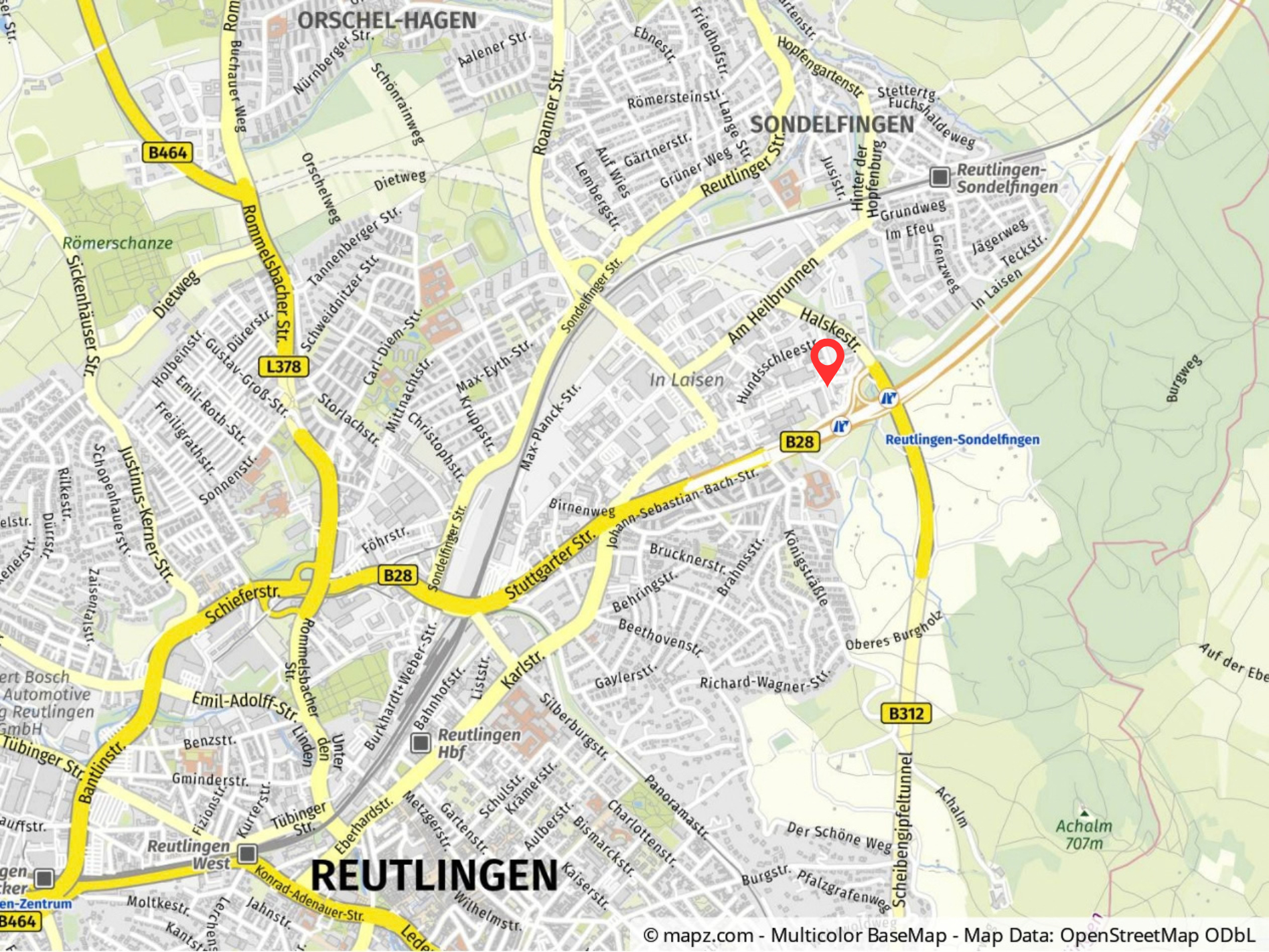 Lagekarte