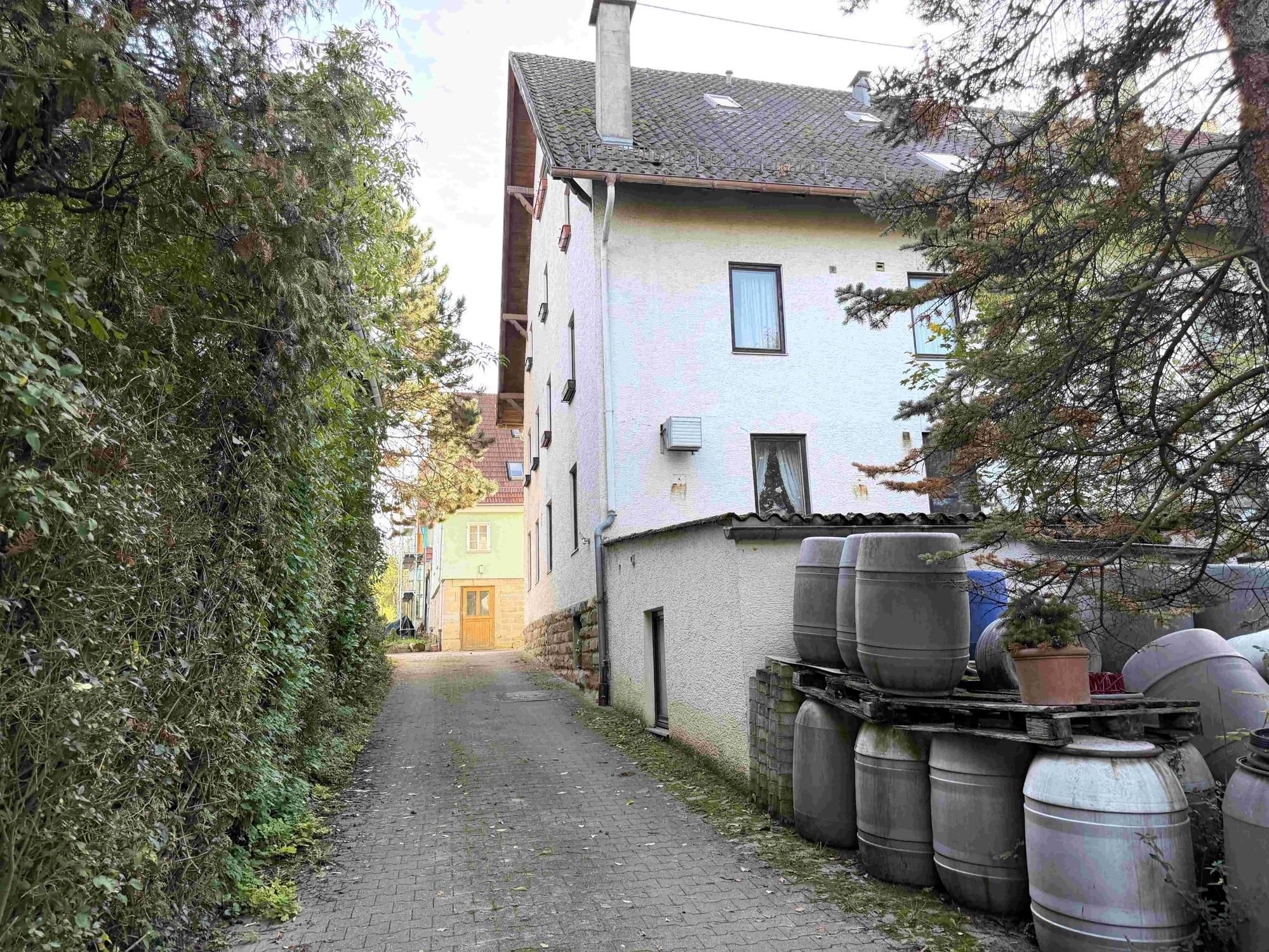 Zufahrt zum Parkplatz